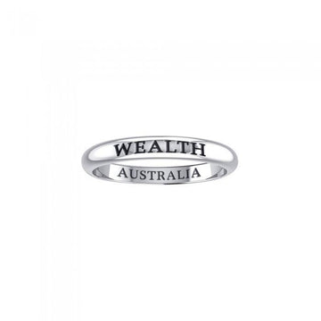 WEALTH AUSTRALIA Sterling Silver Ring TRI605 - Jewelry